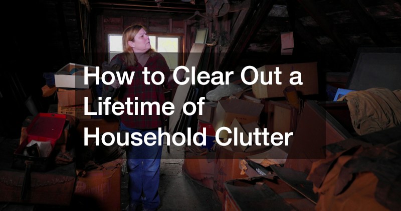 How to Clear Out a Lifetime of Household Clutter